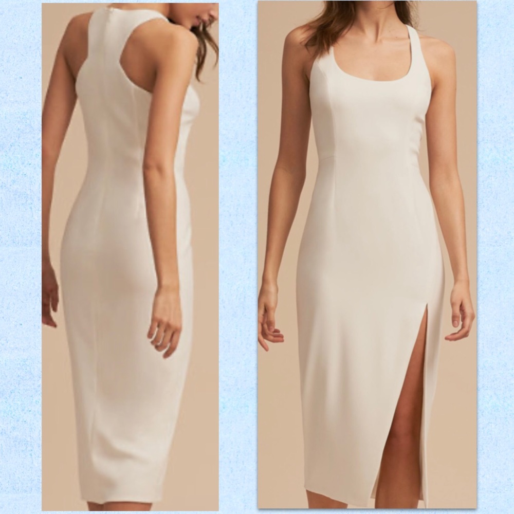Jay Godfrey x BHLDN Constance 2 Ivory Wedding Midi
